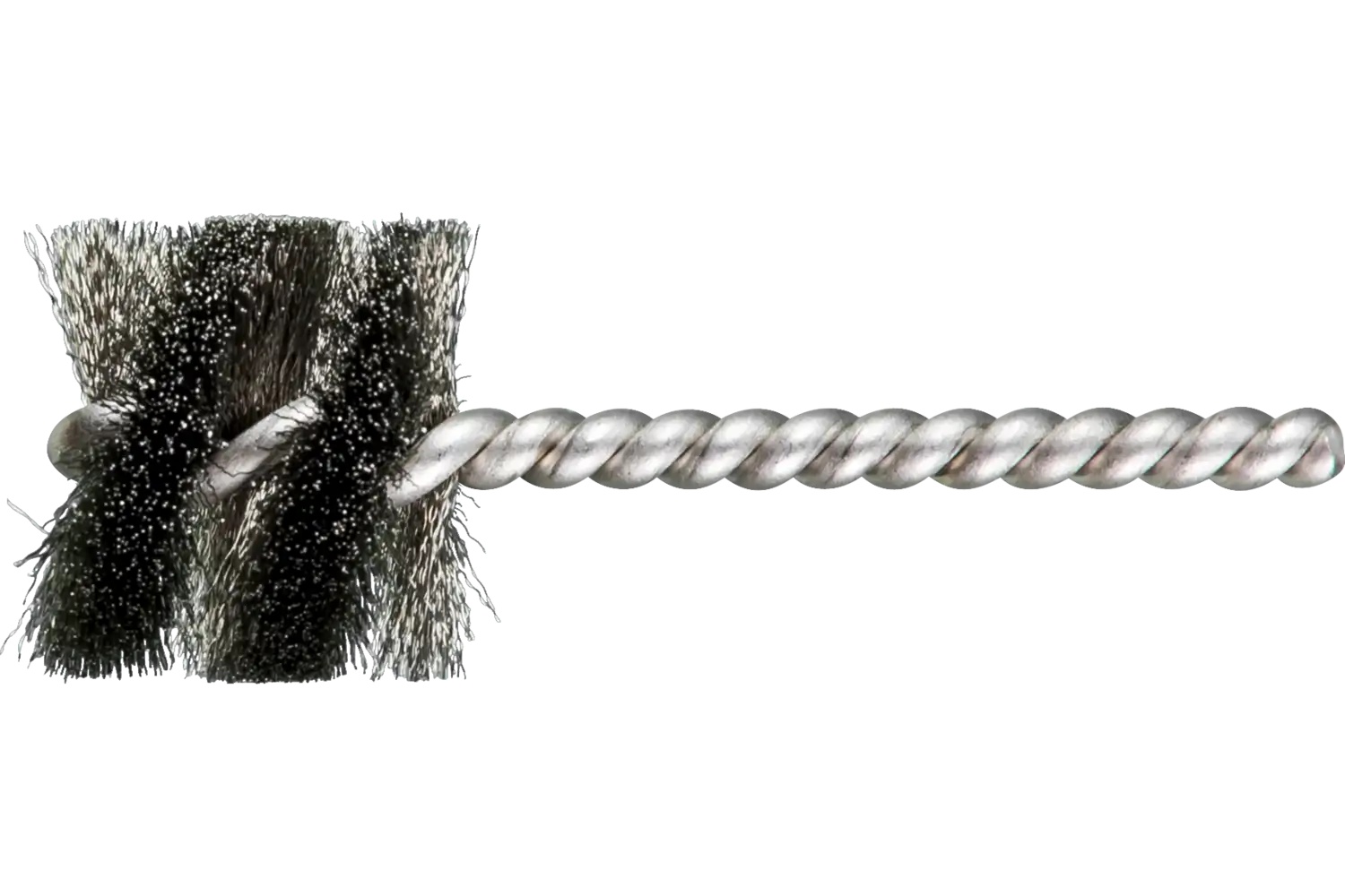 Show details for Pferd Power Tube Brush 1-1/4" Dia. .005 Stainless Steel Wire 1/4" Stem Ss/Ss Picture of Pferd Power Tube Brush 1-1/4" Dia. .005 Stainless Steel Wire 1/4" Stem Ss/Ss